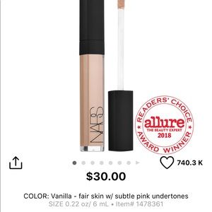 NARS Radiant Creamy Concealer Vanilla brand new